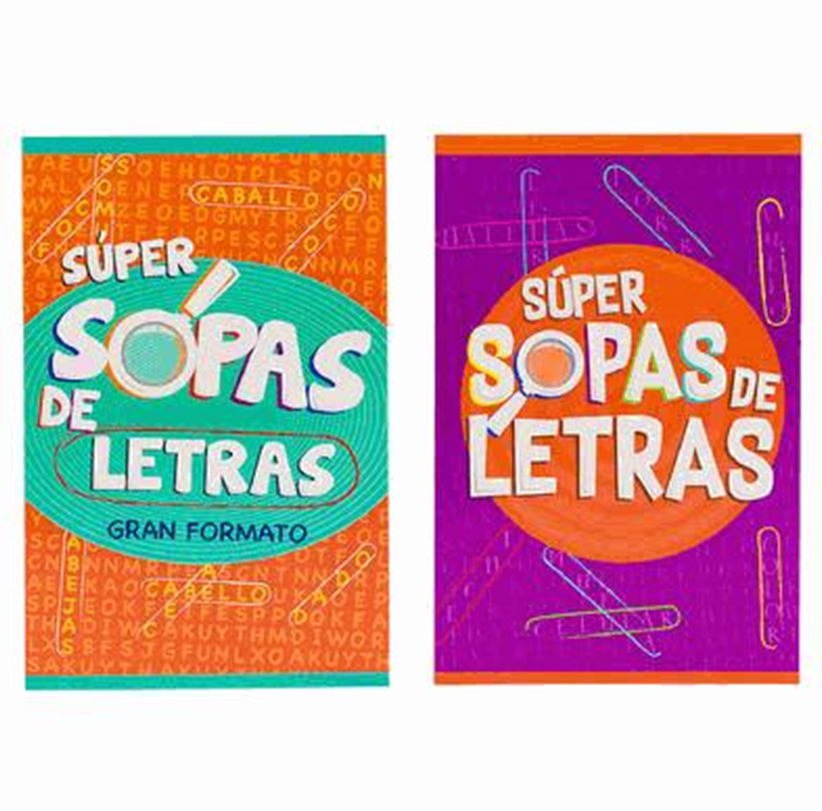 Spanish Puzzle Book – 128 Pages Large Print Digest Edition