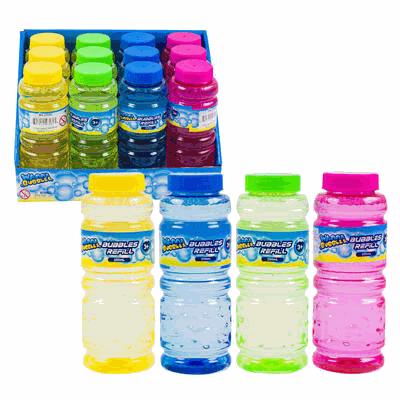 BUBBLE REFILL,8oz/125ml 3AST C