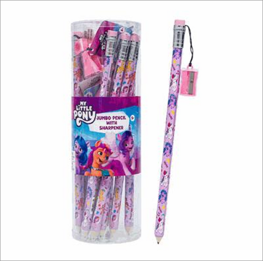 My Little Pony Jumbo Pencil with Sharpener Kids Writing Pencil