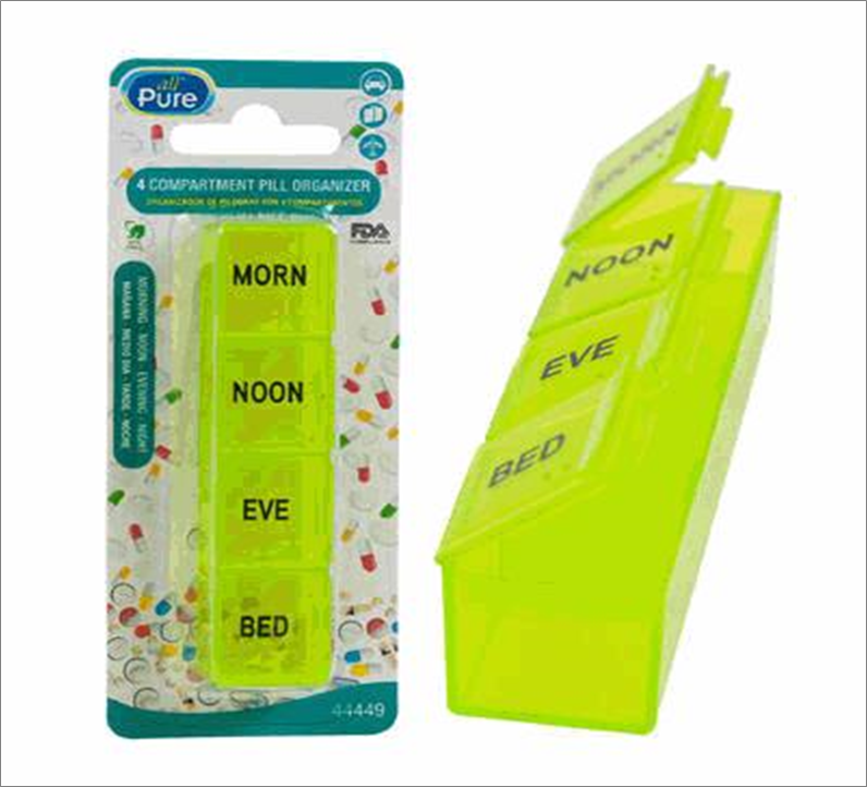 10-Inch Pill Case Organizer Box