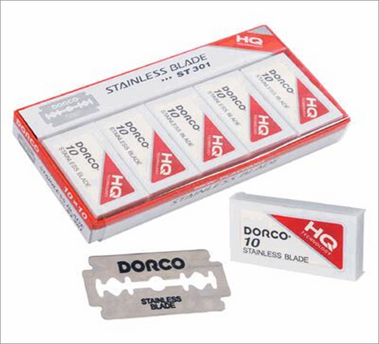 Stainless Steel Double Edge Razor Blades – 10 Pack