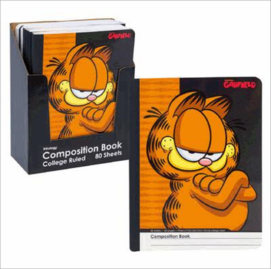 Garfield Themed Composition Notebook – 80 Sheets