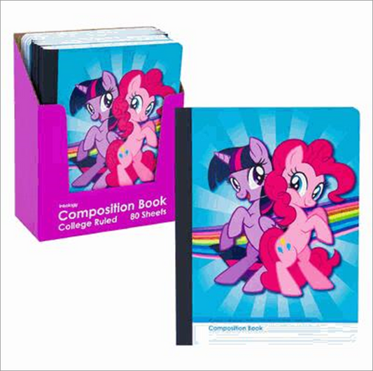 My Little Pony Themed Composition Notebook – 80 Sheets