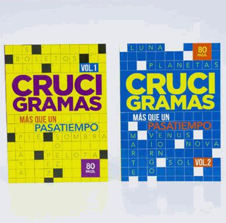 Spanish Crossword Puzzle Book – 80 Pages, Edition
