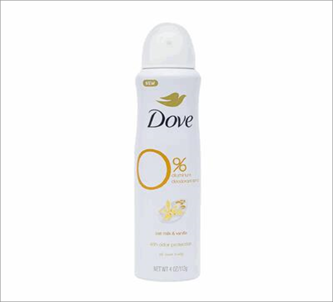 Deodorant Spray 4oz Dove Oat Milk Scent