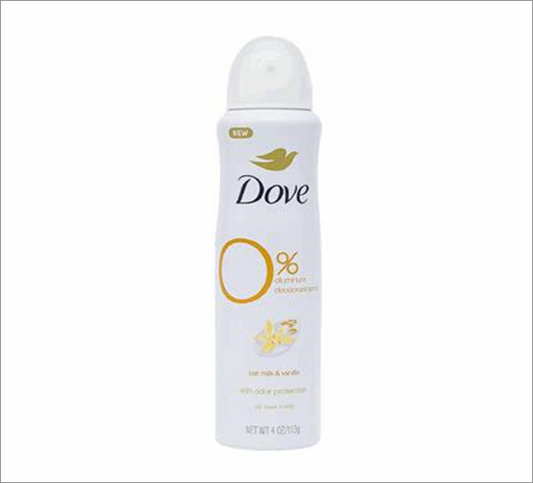 Deodorant Spray 4oz Dove Oat Milk Scent