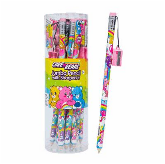 Care Bears Jumbo Pencil with Sharpener – Kids Writing Pencil