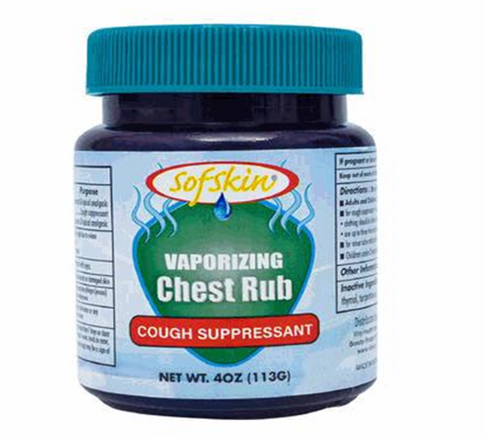 Vapor Rub 4oz – 2% Menthol Soothing Relief Balm