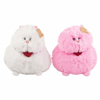 PLUSH,11" CATw/HEART AST