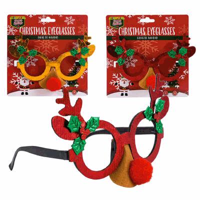 CHRISTMAS EYEGLASSES,6"REINDEE