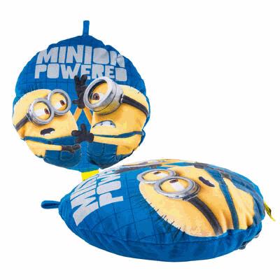 CUDDLE PILLOW,3.5"MINIONS TOO