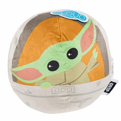 PLUSH PILLOW,11"SW MANDALORIAN