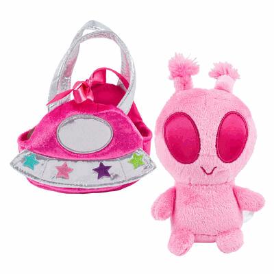 PLUSH,5.5"SPACEY ALIEN PINK