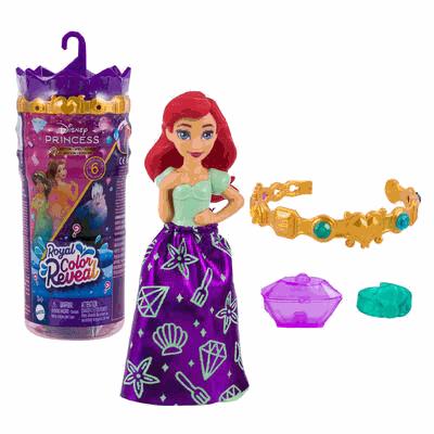 DOLL,6.4"DISNEY PRINCESS COLOR REVEL