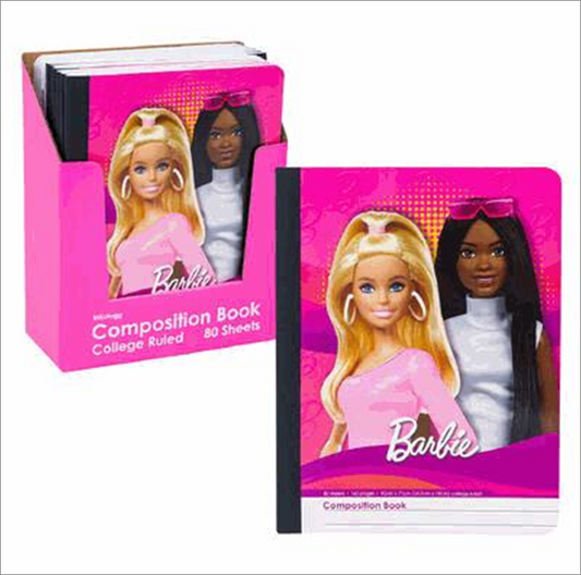 Barbie Themed Composition Notebook – 80 Sheets