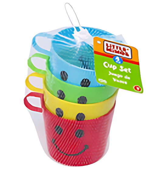 CUP SET,4pk 8.5oz AST CLRS