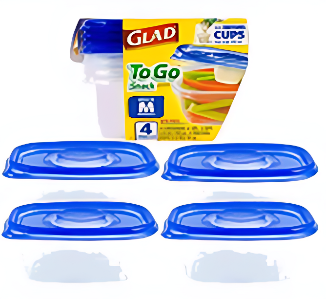 FOOD CONTAINER,4pk 24ozGLAD To