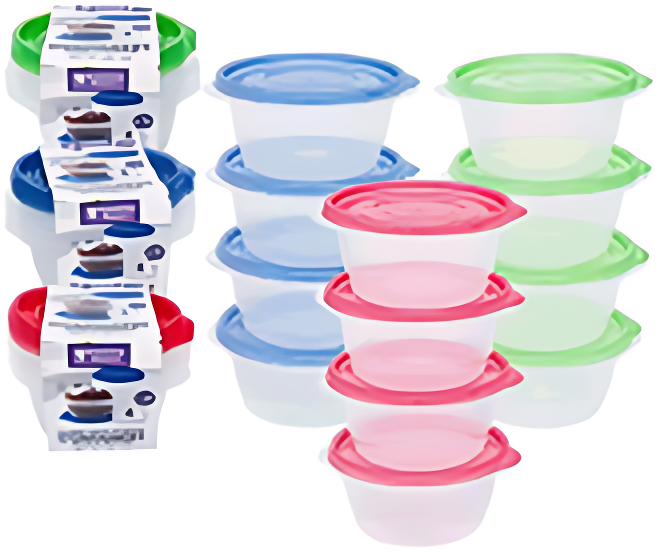 FOOD CONTAINER SET,4pc w/LID 2