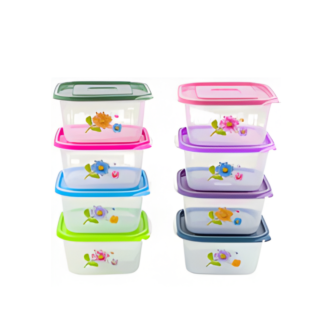 CONTAINER,76ozCLEARwFLWR PRNT4