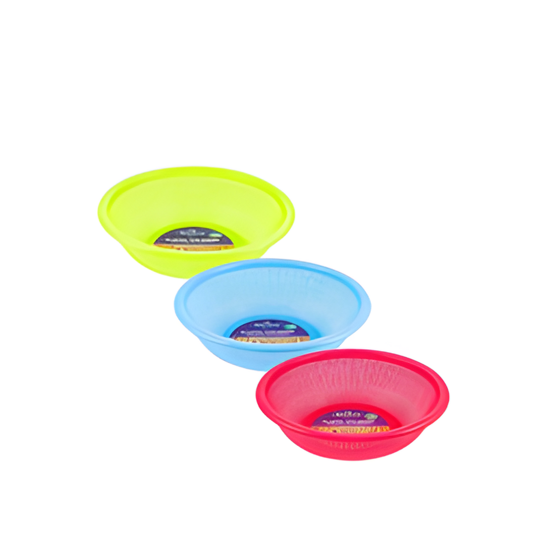 COLANDER,11.8"PLSTC 3AST CLRS