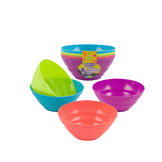 PLASTIC BOWL SET,4pc 6oz/175ml