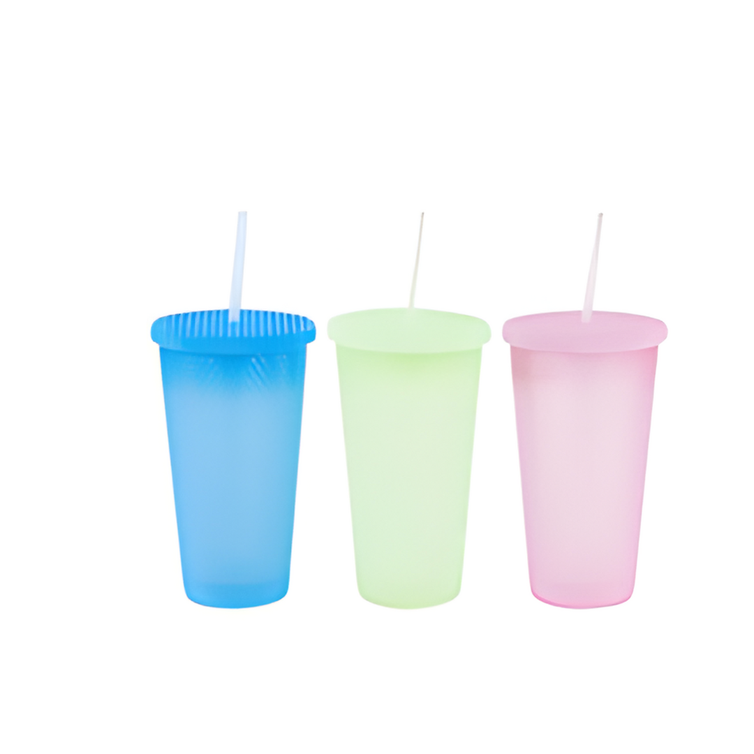 TUMBLER,24oz/710ml w/STRAW GLO