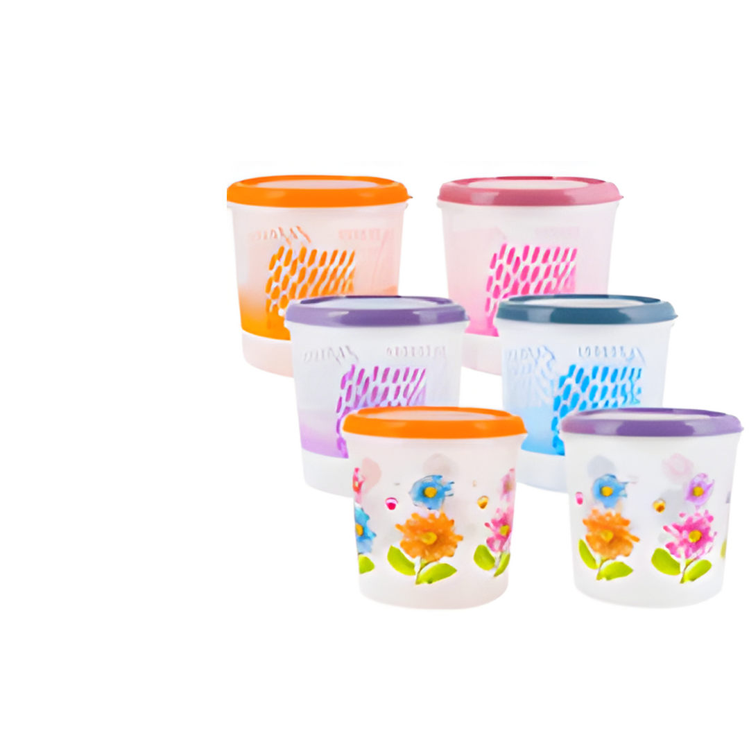 CONTAINER,7000ml CLRwPRNT FLWR