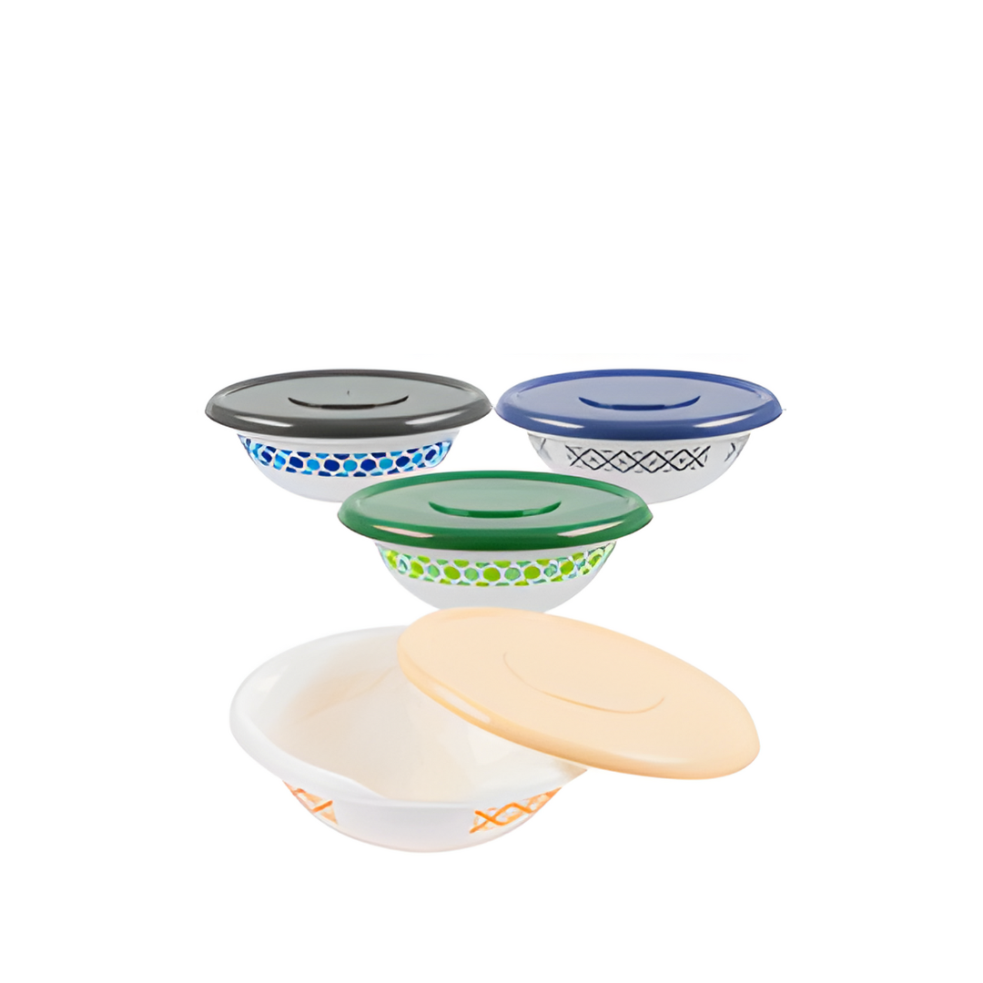 BOWL, 12.75" W PRINT AND COLOR