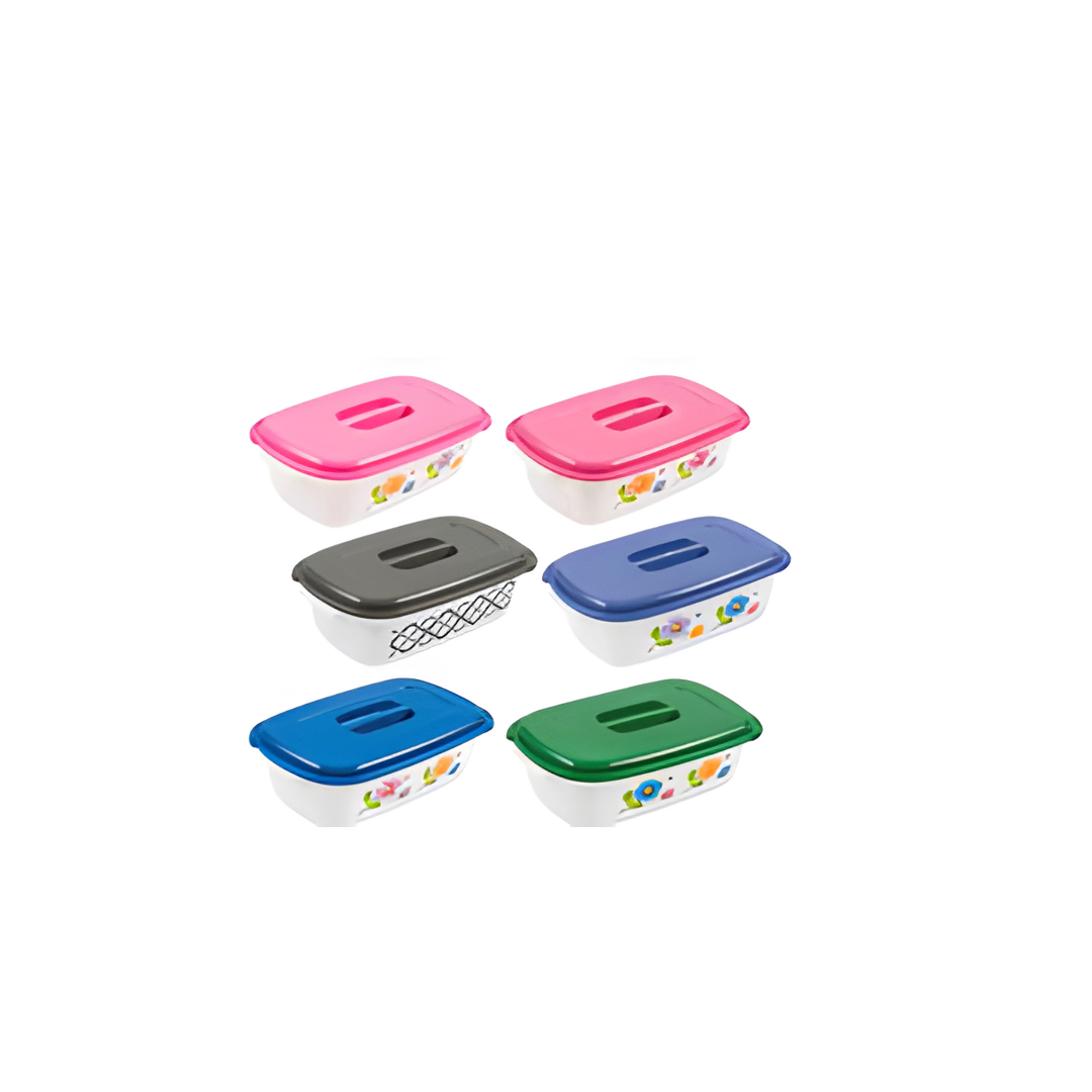 CONTAINER,2500ml/84.5ozRectWHT