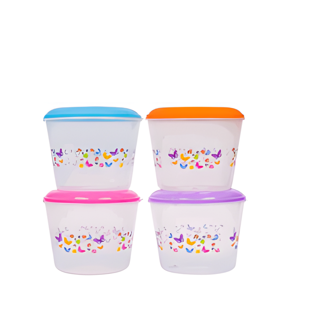 CONTAINER,4250ml CLRwPRNT FLWR