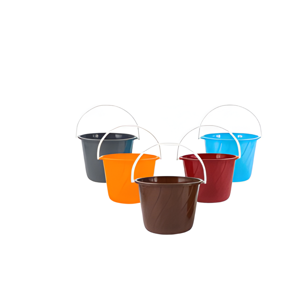 BUCKET,7LT ASTD COLOR PLASTIC
