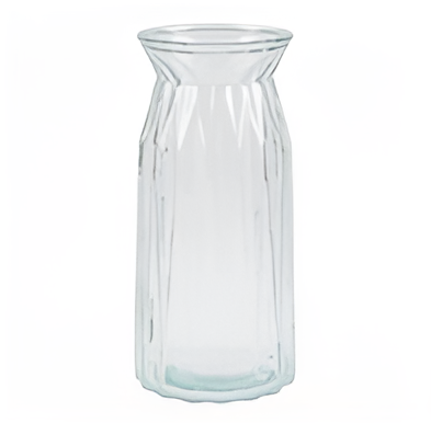 Clear Glass Vase 9.5-Inch