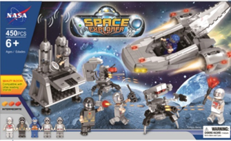 NASA Space Explorer Building Blocks Set – 450-Piece