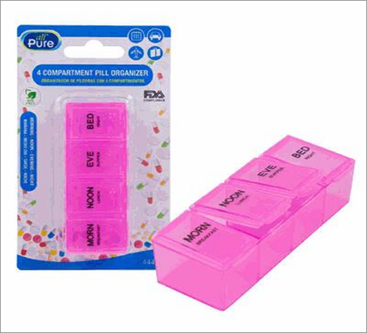 8.6-Inch Pill Case Organizer – Assorted Colors