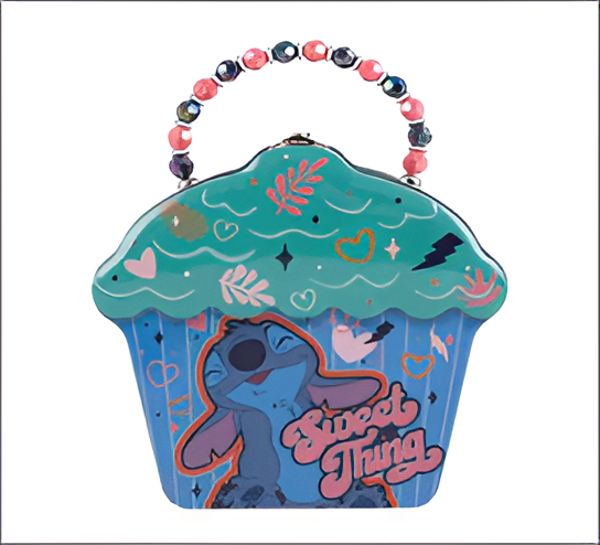 Lunch Box 7"H – Cupcake Stitch Design