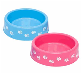Small Round Pet Bowl – Assorted Colors