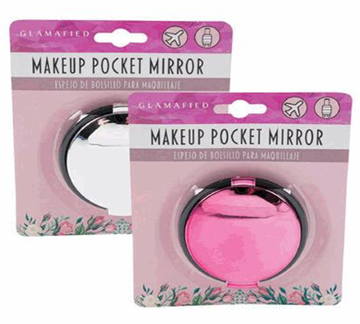 Compact Mirror 2.3" LaColors 2 Assorted Colors