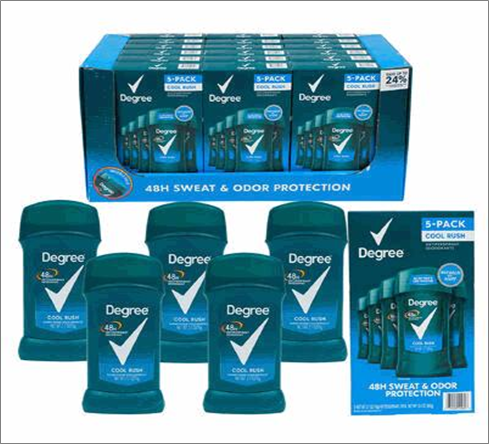 Degree Deodorant 2.7oz 5 Pack Long-Lasting Freshness