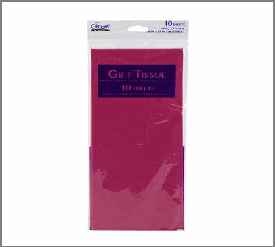TISSUE PAPER,10sheet HOT PINK