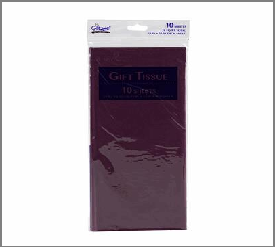 TISSUE PAPER,10sheet BURGUNDY