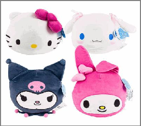 CLOUD PILLOW,8"RND HELLO KITTY