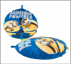 CUDDLE PILLOW,3.5"MINIONS TOO