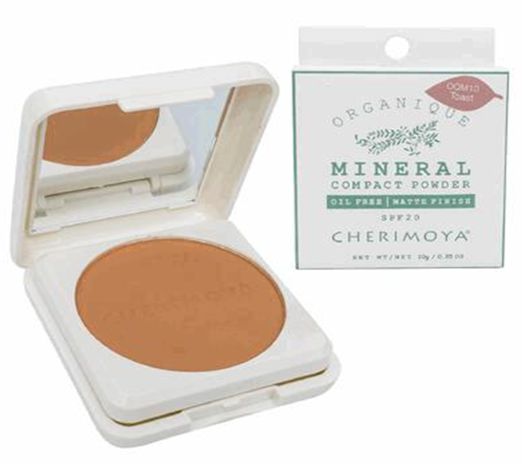Pressed Powder with Mirror – Toast Compact for Smooth, Matte Finish