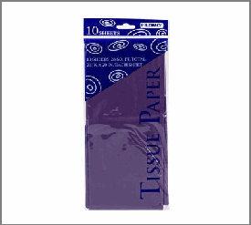 TISSUE PAPER,10sheet PURPLE
