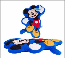 CLOUD PAL PILLOW,23"MICKEY-GOL