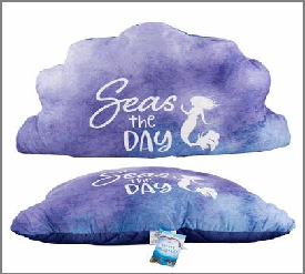 PLUSH PILLOW,18"LITTLE MERMAID