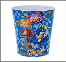 WASTE BIN,9.5"SONIC