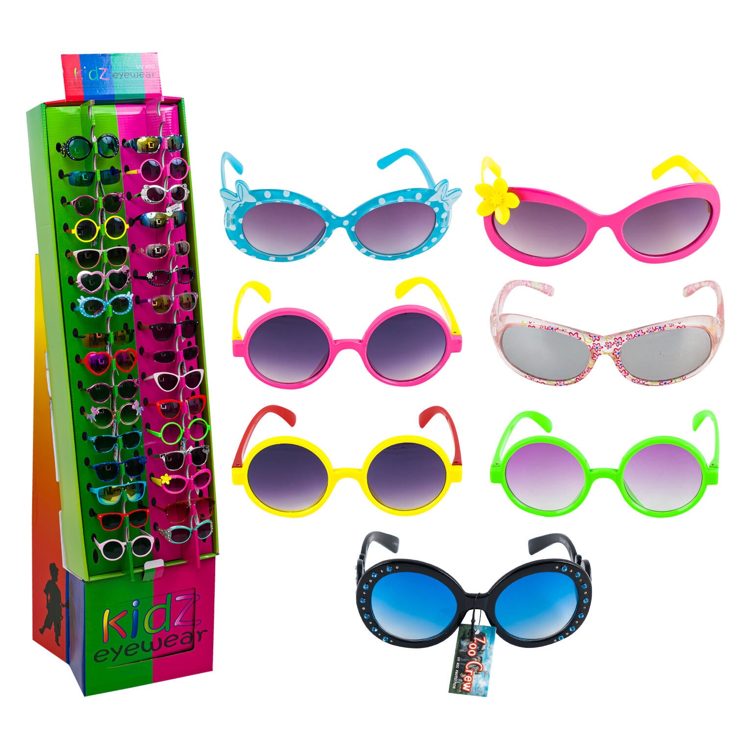 Kids' Sunglasses Display - Asst