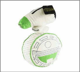 PLUSH PILLOW BUDDY,10x6"STAR W