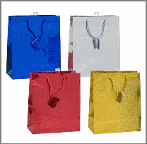 GIFT BAG,LRG HOLOGRAM AST